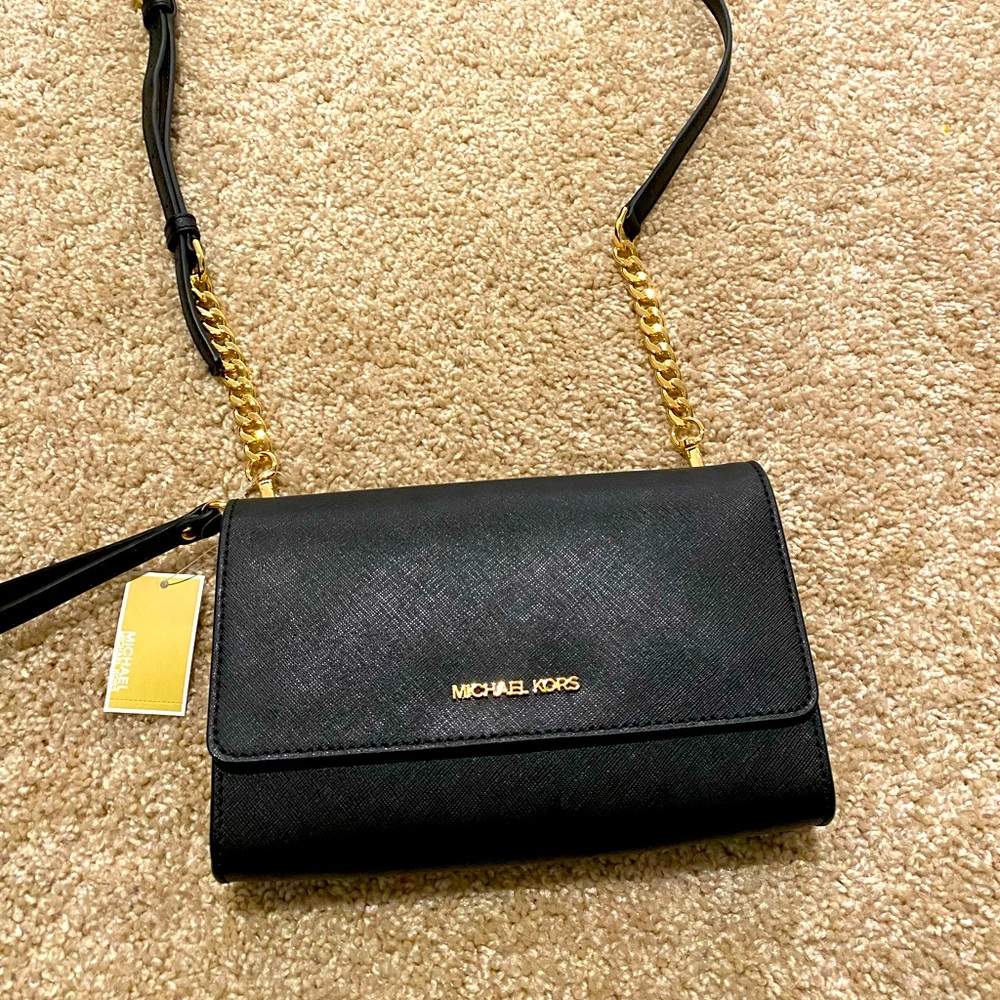 Michael Kors Black 3 in 1 Travel Crossbody Purse